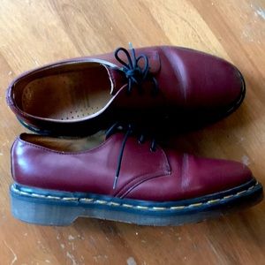 red vintage dr martens size 7/7.5